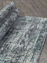 Российский прямоугольный ковёр 02467H BLUE / GREY