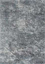 Российский прямоугольный ковёр 02474H BLUE / GREY