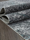 Российский прямоугольный ковёр 02474H BLUE / GREY