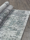 Российский прямоугольный ковёр 02475F BLUE / GREY