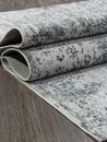 Российский прямоугольный ковёр 02475F BLUE / GREY