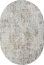 Российский овальный ковёр 02475H D.GREY / GREY