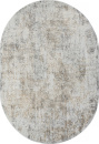 Российский овальный ковёр 02475H DK.BEIGE / GREY