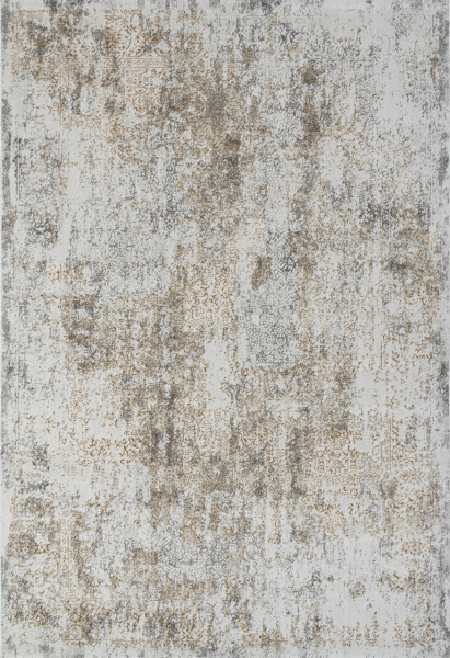 Российский прямоугольный ковёр 02475H DK.BEIGE / GREY