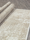 Российский прямоугольный ковёр 02477F BEIGE / GOLF