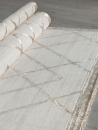 Российский прямоугольный ковёр 02742A BEIGE / DK.BEIGE