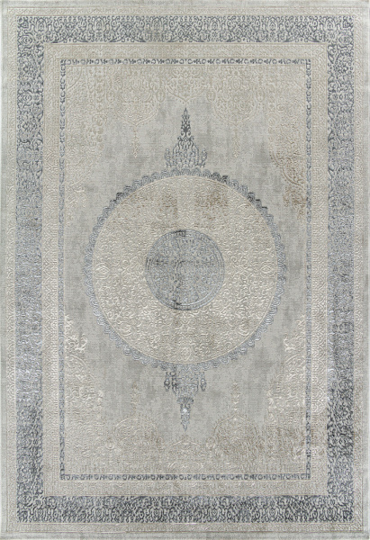 Российский прямоугольный ковёр 02781A BEIGE / GREY