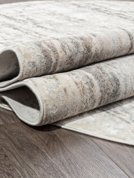 Российский овальный ковёр 02944A BEIGE / BEIGE