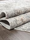 Российский овальный ковёр 02945A BLUE / BEIGE