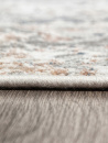 Российский овальный ковёр 02945A BLUE / BEIGE
