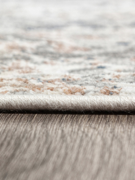 Российский овальный ковёр 02945A BLUE / BEIGE