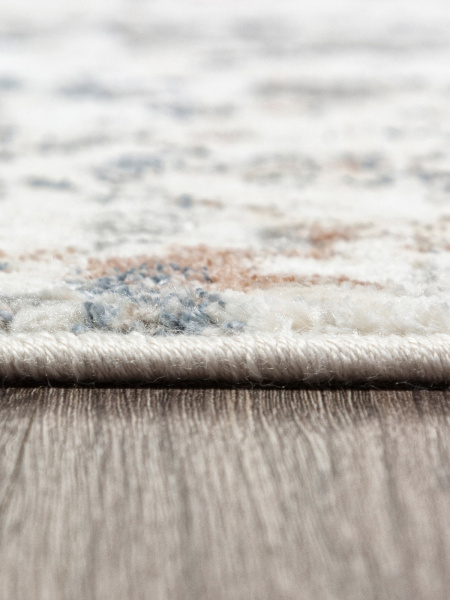 Российский прямоугольный ковёр 02945A BLUE / BEIGE