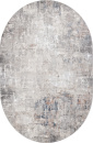 Российский овальный ковёр 02950A BLUE / BEIGE