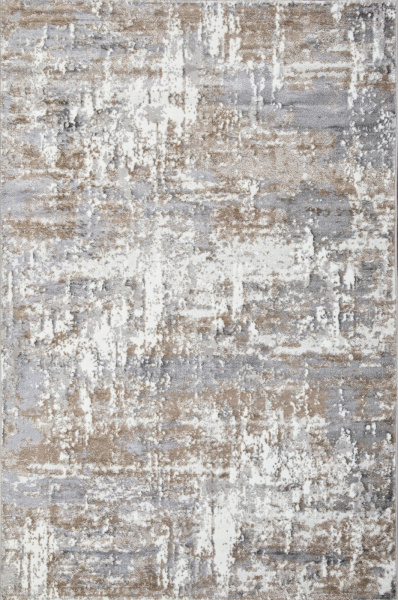 Российский прямоугольный ковёр 03202A GREY / CREAM HB