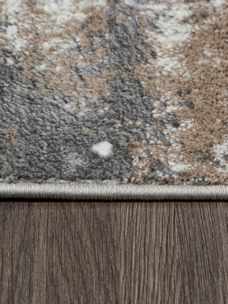 Российский прямоугольный ковёр 03202A GREY / CREAM HB