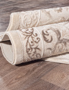 Российский овальный ковёр 03701A BROWN / BROWN