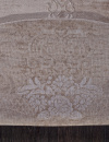 Российский овальный ковёр 03707A BROWN / BROWN