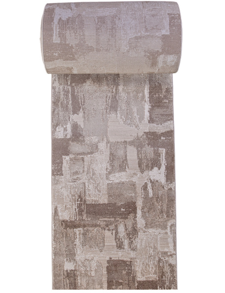 Ковровая дорожка 03710A BROWN / BROWN 