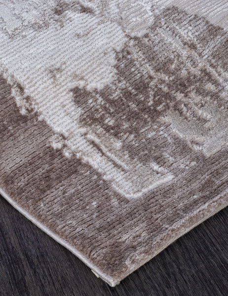 Российский прямоугольный ковёр 03710A BROWN / BROWN