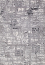 Российский прямоугольный ковёр 03724G GREY / GREY