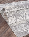 Российский прямоугольный ковёр 03724G GREY / GREY