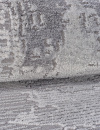 Российский круглый ковёр 03758A GREY / GREY