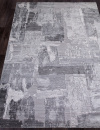 Российский прямоугольный ковёр 03758A GREY / GREY
