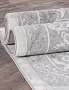 Российский прямоугольный ковёр 03760A GREY / GREY