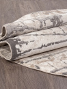 Российский овальный ковёр 03802A GREY / BROWN