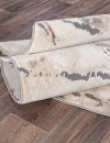 Российский овальный ковёр 03819A GREY / BROWN