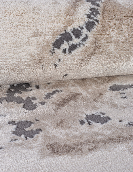 Российский прямоугольный ковёр 03819A GREY / BROWN