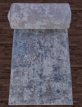 Российская прямоугольная дорожка 03851A BLUE / BLUE