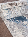 Российский прямоугольный ковёр 03853A BLUE / BLUE