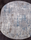 Российский овальный ковёр 03856A BLUE / BLUE