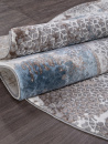 Российский овальный ковёр 03857A BLUE / BLUE