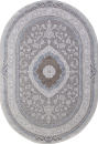 Российский овальный ковёр 03874A BLUE / BLUE