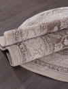 Российский овальный ковёр 03874B BROWN / BROWN