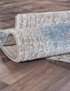 Российский овальный ковёр 03879A BLUE / BLUE