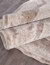 Российский овальный ковёр 03880B BROWN / BROWN