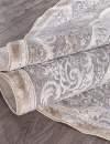Российский овальный ковёр 03880C GREY / BROWN