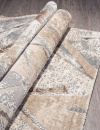 Российский прямоугольный ковёр 04022C GREY / BROWN
