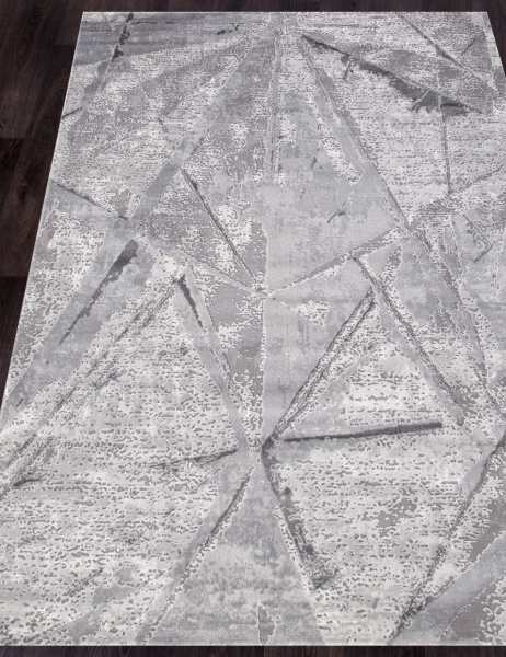 Российский прямоугольный ковёр 04022G GREY / GREY