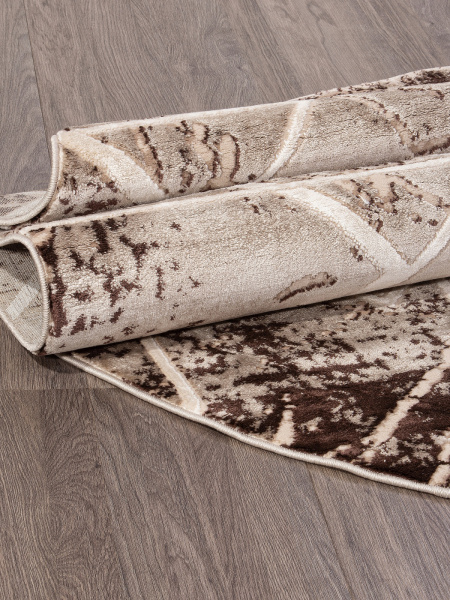 Российский овальный ковёр 04035B DARK BROWN
