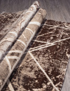 Российский прямоугольный ковёр 04035B DARK BROWN