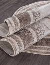 Российский овальный ковёр 04037A BROWN / BROWN