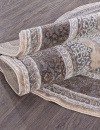 Российский овальный ковёр 04037C GREY / BROWN