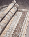 Российский прямоугольный ковёр 04037C GREY / BROWN