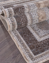 Российский прямоугольный ковёр 04037C GREY / BROWN