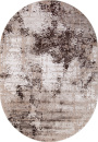 Российский овальный ковёр 04047B DARK BROWN