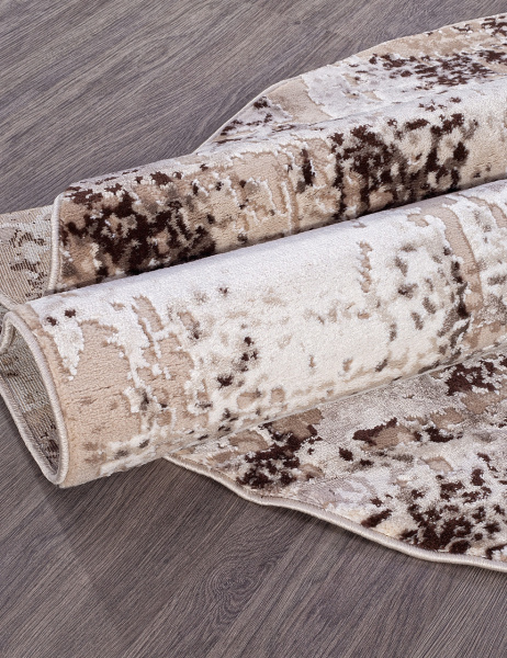 Российский овальный ковёр 04047B DARK BROWN